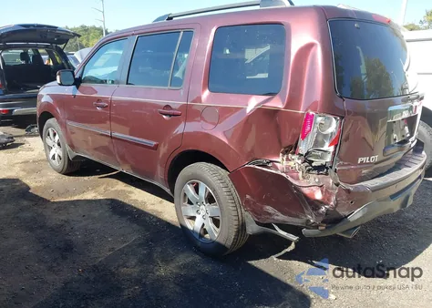 2012 Honda Pilot Touring из США, поврежденный, VIN 5FNYF4H98CB054812